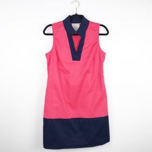 Sail to sable colorblock sheath dress